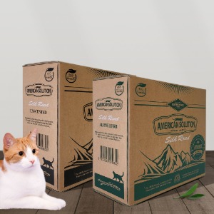 아메리칸솔루션 실크로드 벤토나이트 고양이모래 9kg x 2개세트